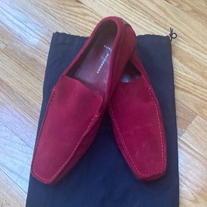 Burberry vintage suede moccasins